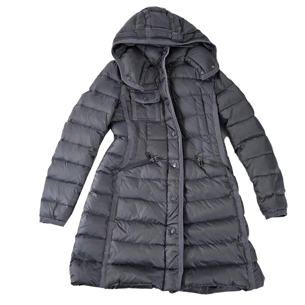 ★モンクレール MONCLER ダウンコート HERMINE 906 グレー レディース