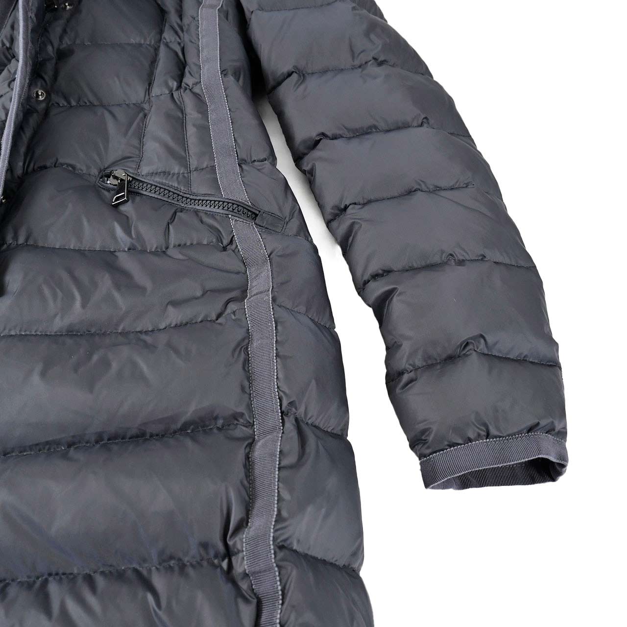 ★モンクレール MONCLER ダウンコート HERMINE 906 グレー レディース