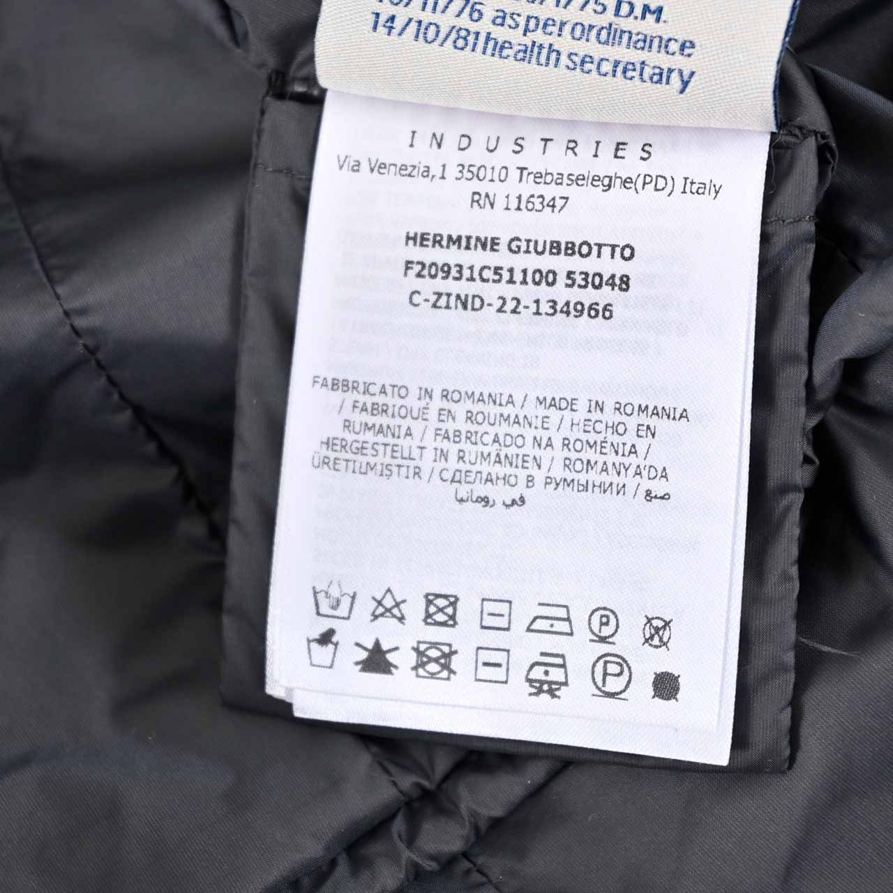 ★モンクレール MONCLER ダウンコート HERMINE 906 グレー レディース