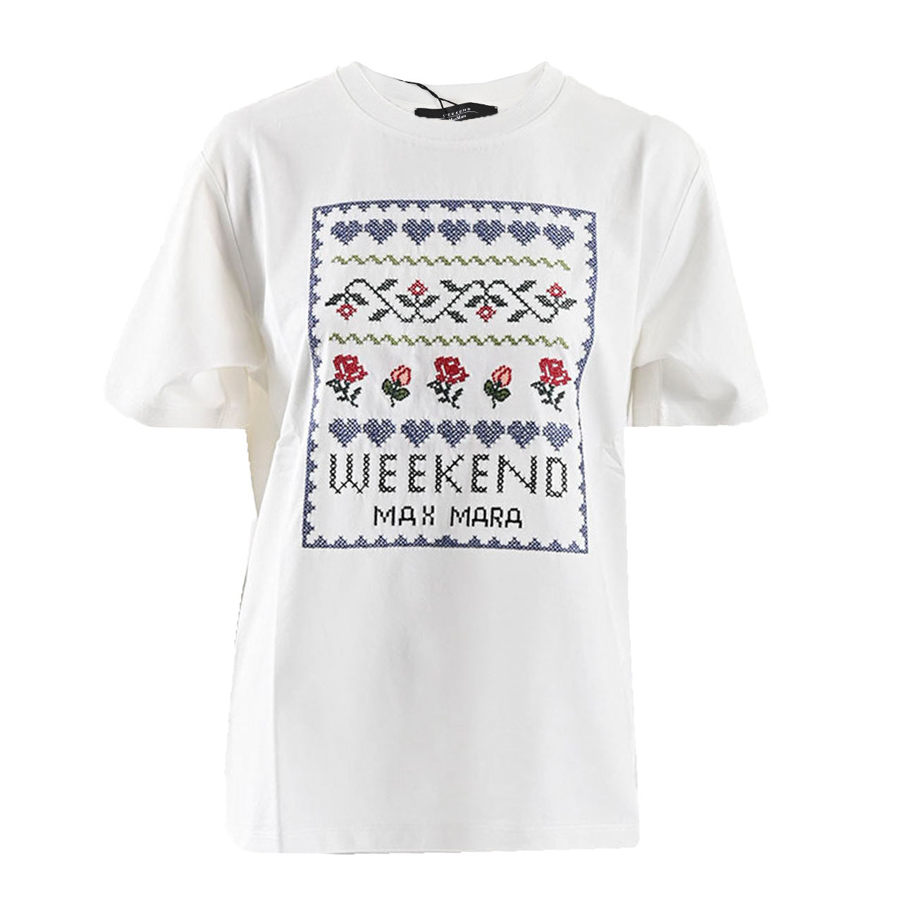★ウィークエンド マックスマーラ WEEKEND MAXMARA Tシャツ 5971041600 CABINA 001 ホワイト 2025SS レディース