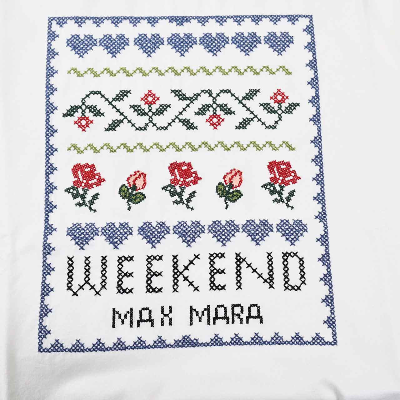 ★ウィークエンド マックスマーラ WEEKEND MAXMARA Tシャツ 5971041600 CABINA 001 ホワイト 2025SS レディース
