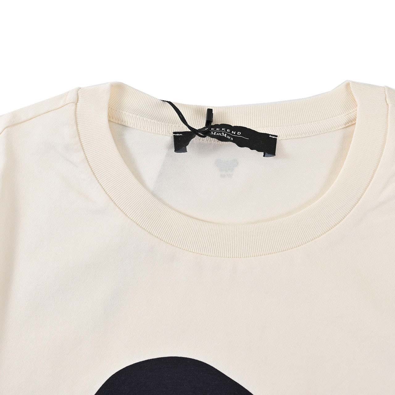 ★ウィークエンド マックスマーラ WEEKEND MAXMARA Tシャツ 5971051600 VELLO 005 クリーム 2025SS レディース