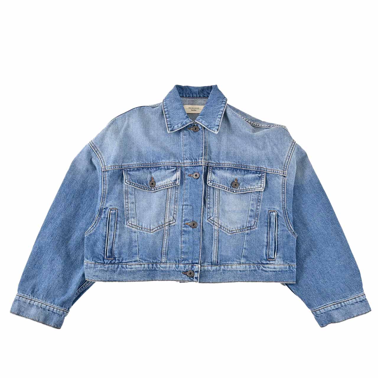 ★ウィークエンド マックスマーラ WEEKEND MAXMARA デニムジャケット 5041111600 FIUMANA 006 ブルー 2025SS レディース