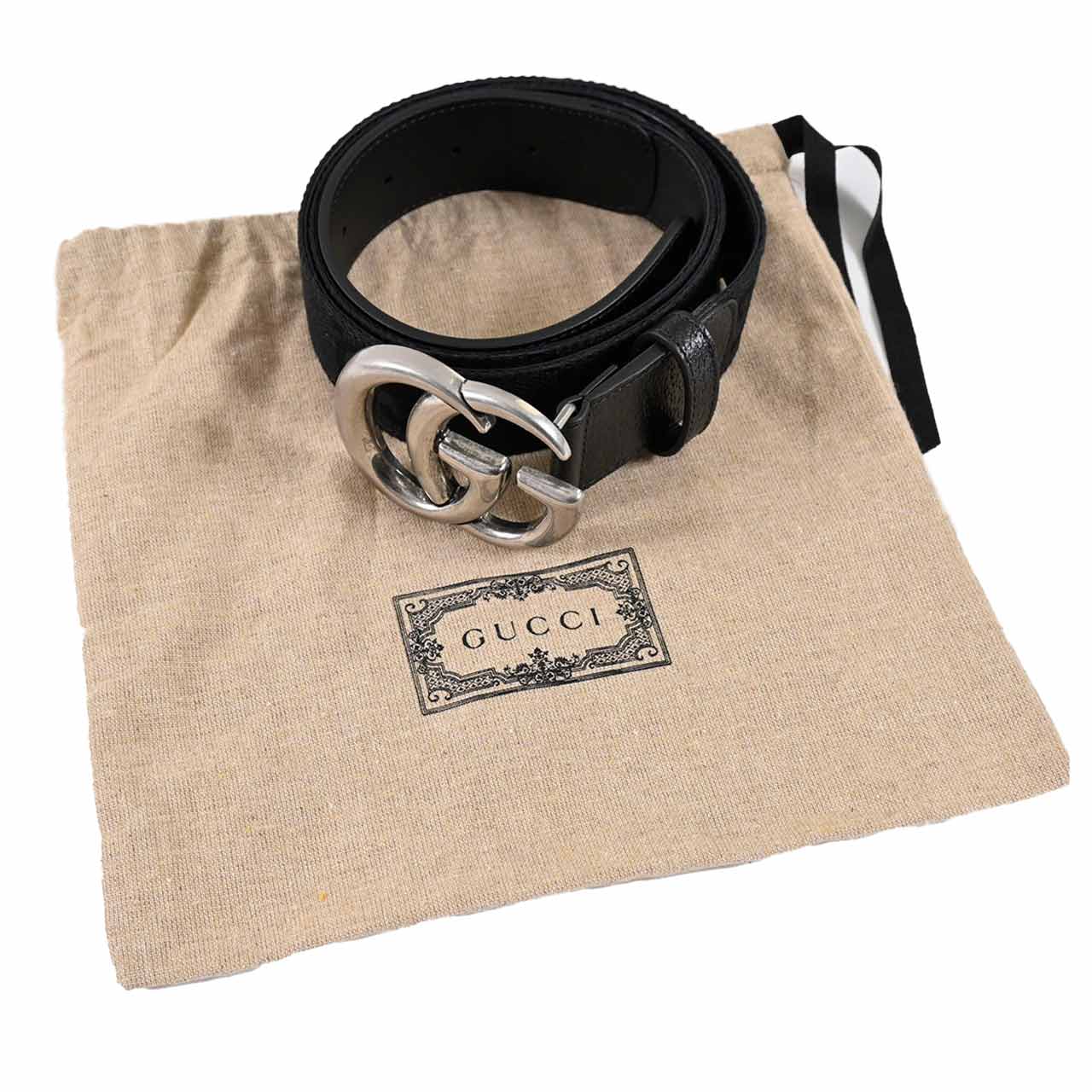 ★グッチ GUCCI ベルト 406831 UKOEC 1000 ブラック メンズ