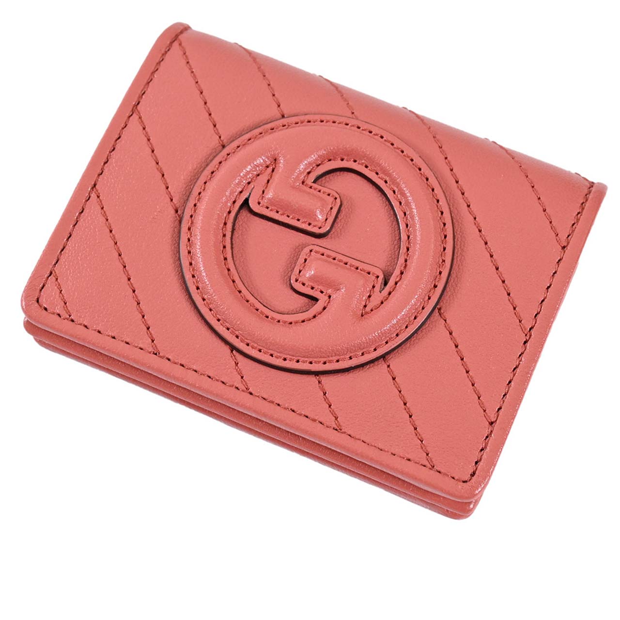 ★グッチ GUCCI 折財布 760317 AACP7 6701 ピンク レディース