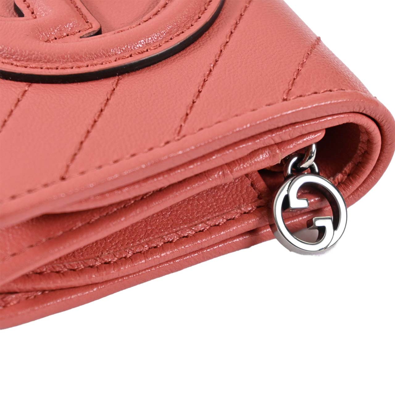 ★グッチ GUCCI 折財布 760317 AACP7 6701 ピンク レディース