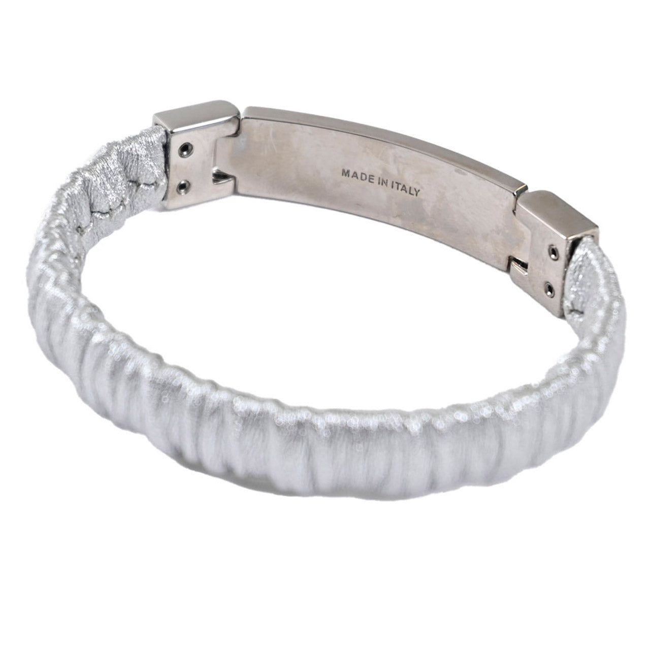 ★ミュウミュウ MIUMIU ブレスレット 5IB425 2F32 01 ARGENTO シルバー レディース