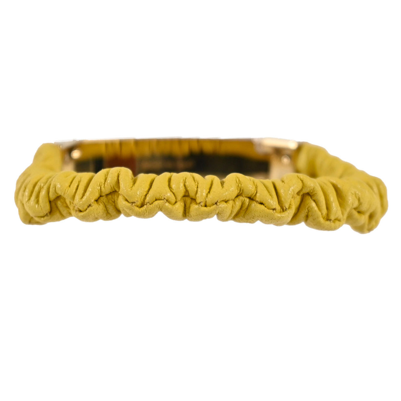 ★ミュウミュウ MIUMIU ブレスレット 5IB425 2F32 01 PIRITE イエロー レディース