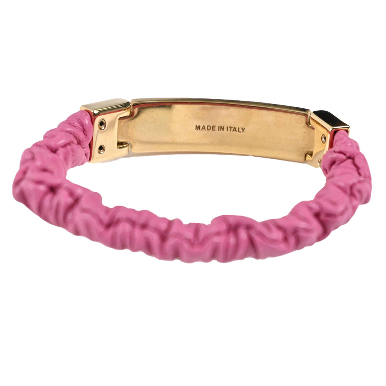★ミュウミュウ MIUMIU ブレスレット 5IB425 2F32 01 FUXIA ピンク レディース