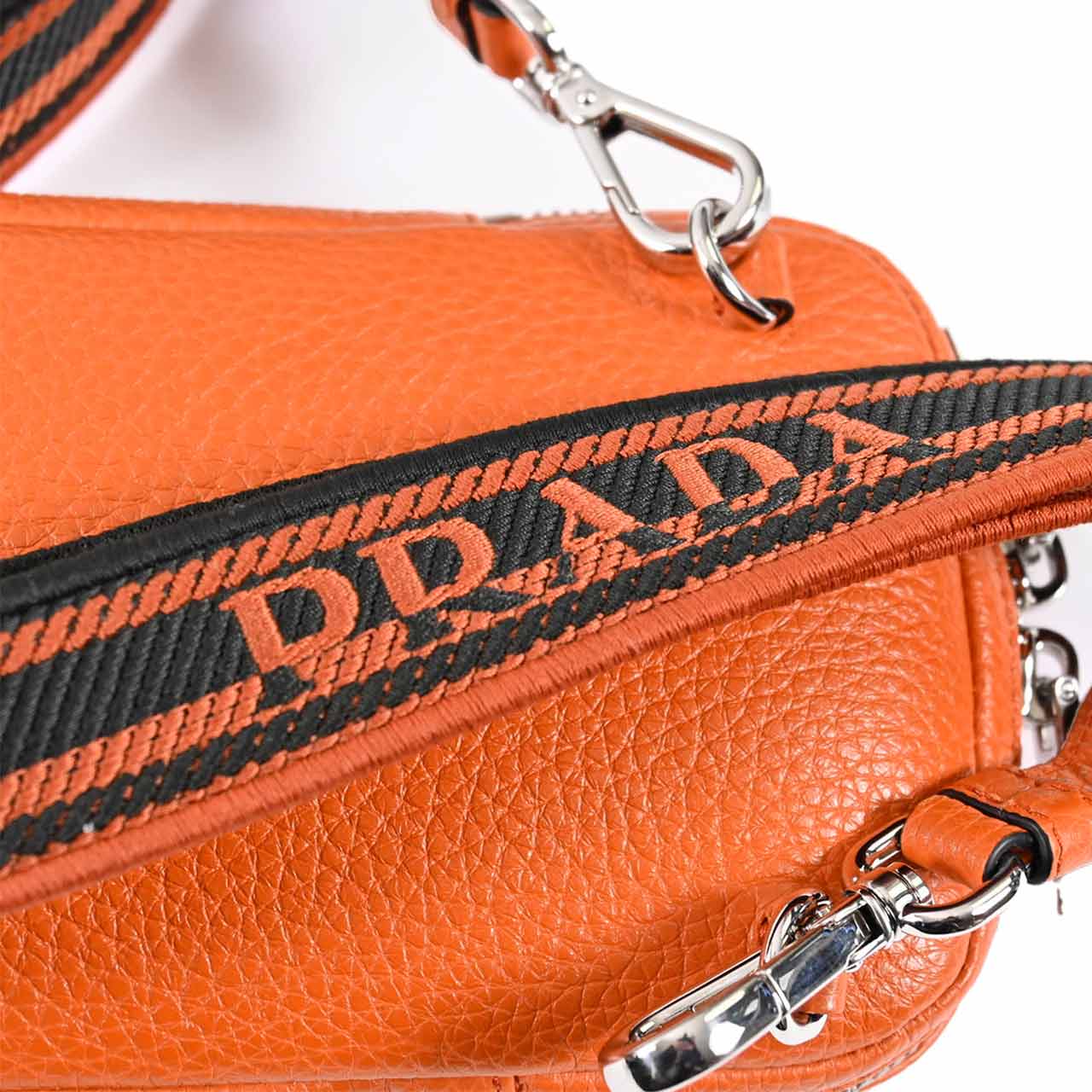 ★プラダ PRADA ショルダーバッグ 1BP027 2DKV V 3WM 01 PAPAYA オレンジ レディース