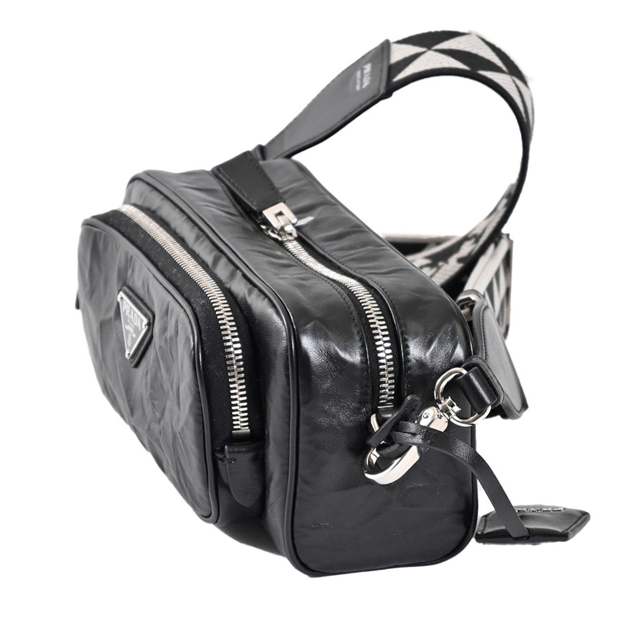 ★プラダ PRADA ショルダーバッグ 1BH198 UVL V 400 NERO ブラック レディース