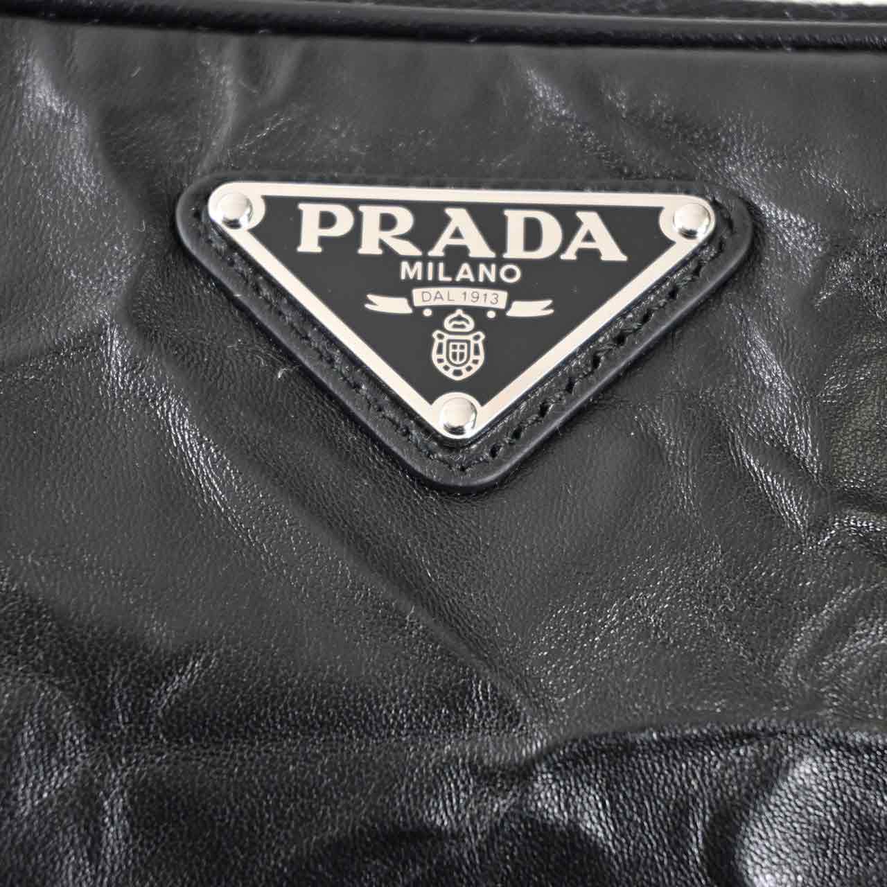 ★プラダ PRADA ショルダーバッグ 1BH198 UVL V 400 NERO ブラック レディース