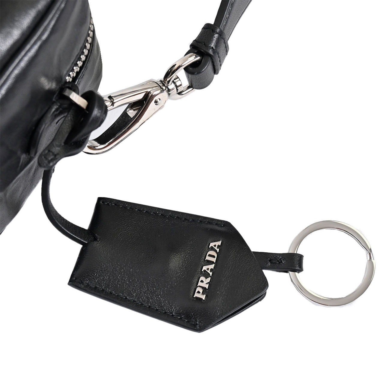★プラダ PRADA ショルダーバッグ 1BH198 UVL V 400 NERO ブラック レディース