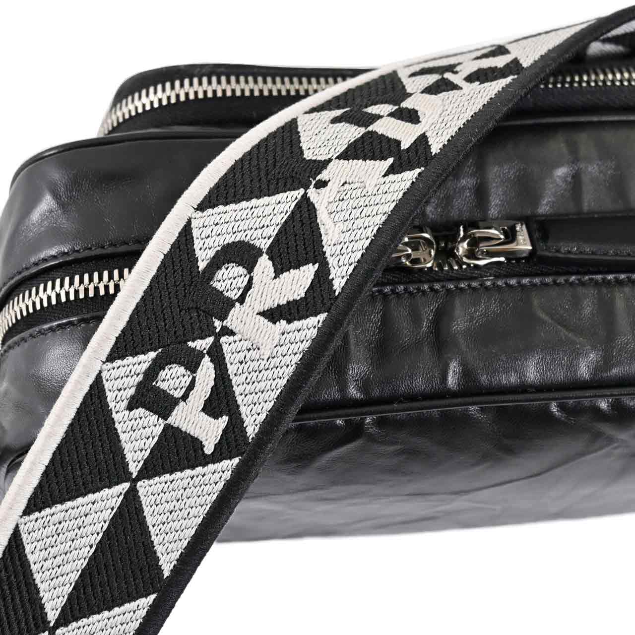 ★プラダ PRADA ショルダーバッグ 1BH198 UVL V 400 NERO ブラック レディース