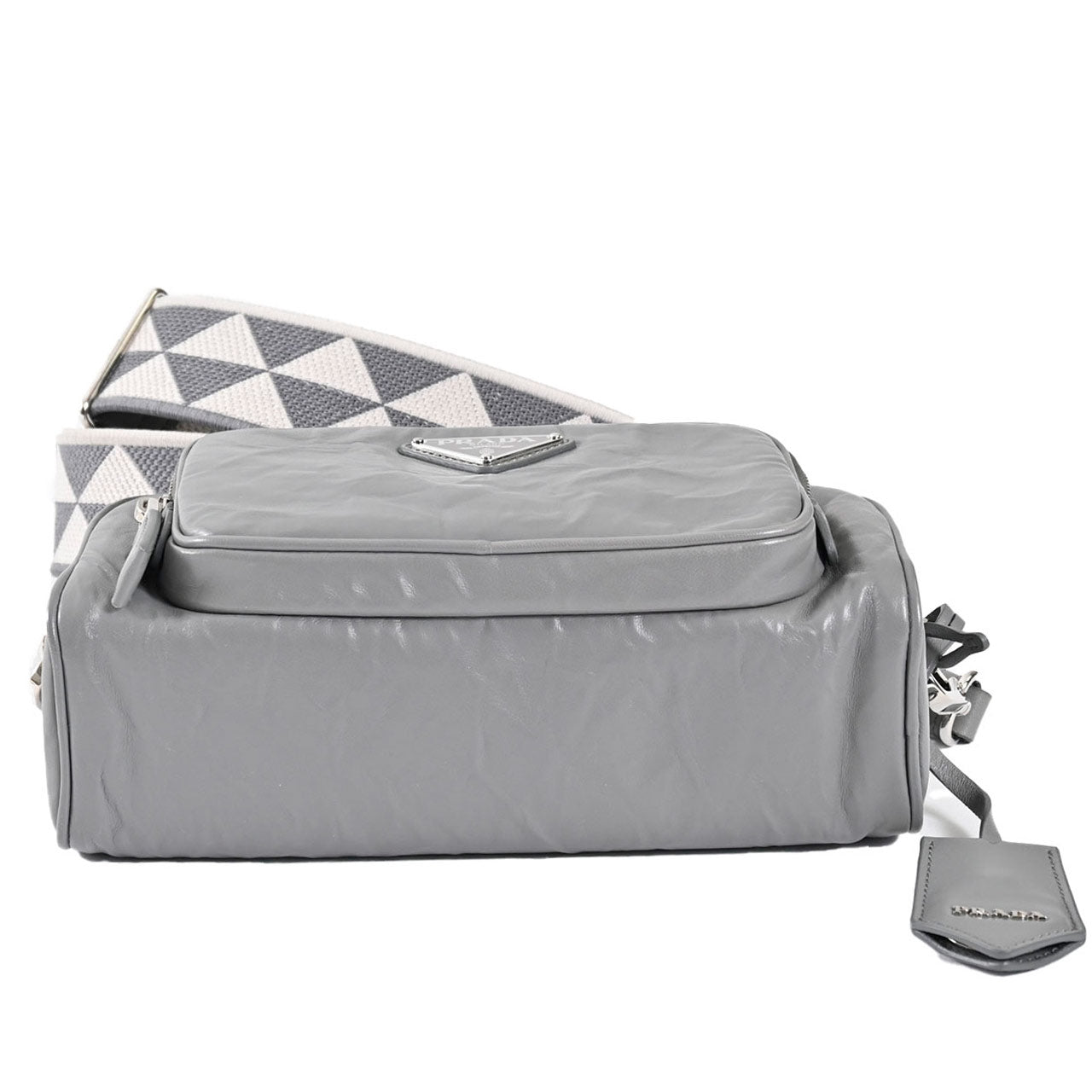 ★プラダ PRADA ショルダーバッグ 1BH198 UVL V 400 ARDESIA グレー レディース