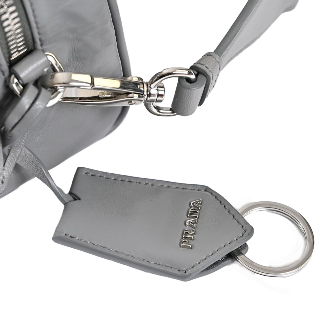 ★プラダ PRADA ショルダーバッグ 1BH198 UVL V 400 ARDESIA グレー レディース