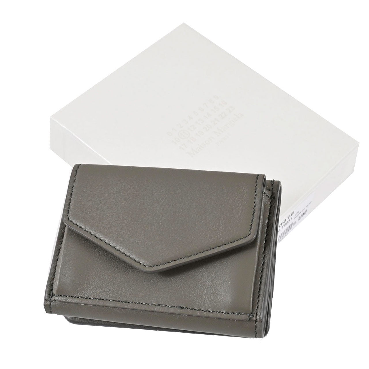 ★メゾン マルジェラ Maison Margiela 三つ折り財布 S36UI0416 P4985 T8031 グレー メンズ レディース
