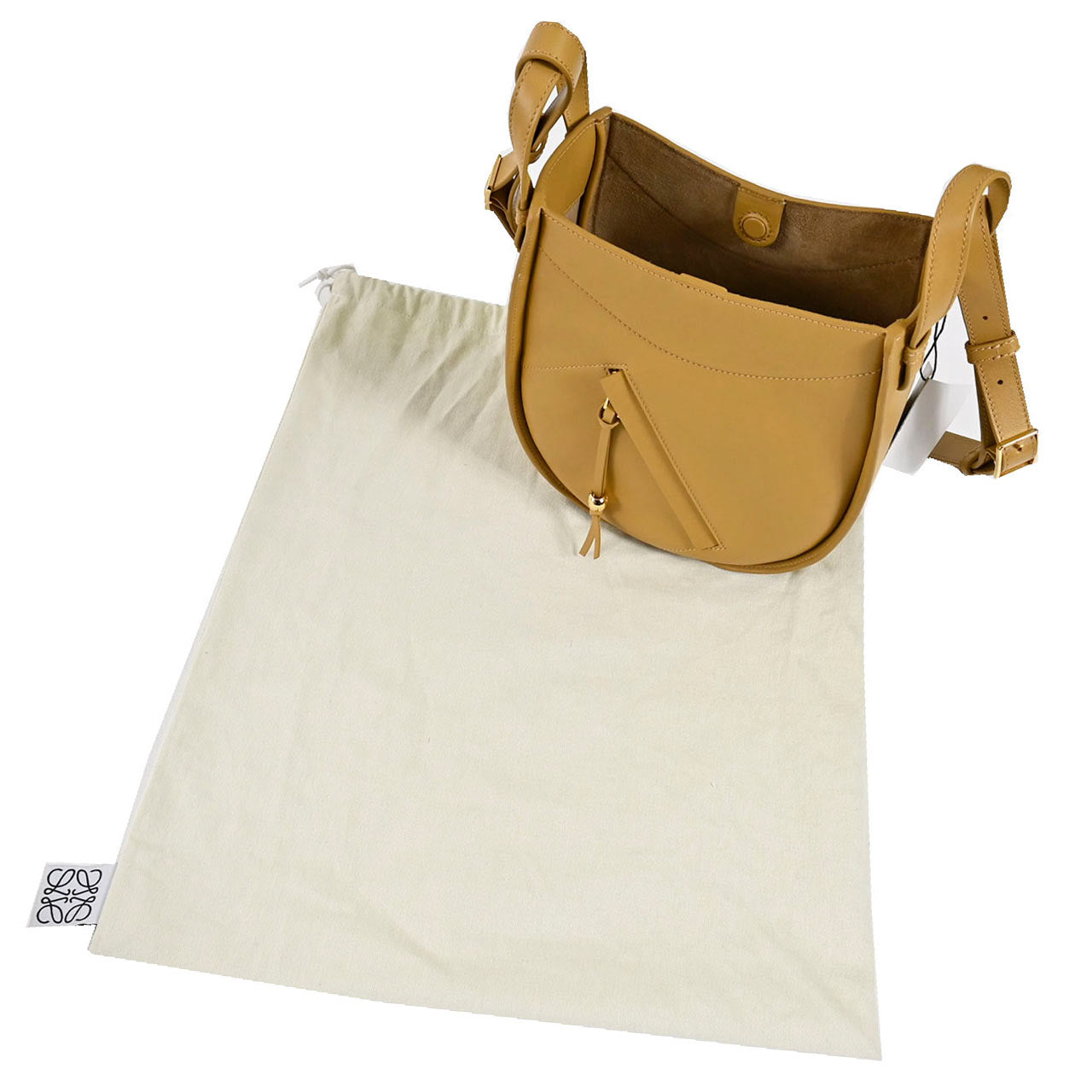 ★ロエベ LOEWE ショルダーバッグ ハンモック スライス A538HHSX01 6715 ベージュ 2025SS レディース