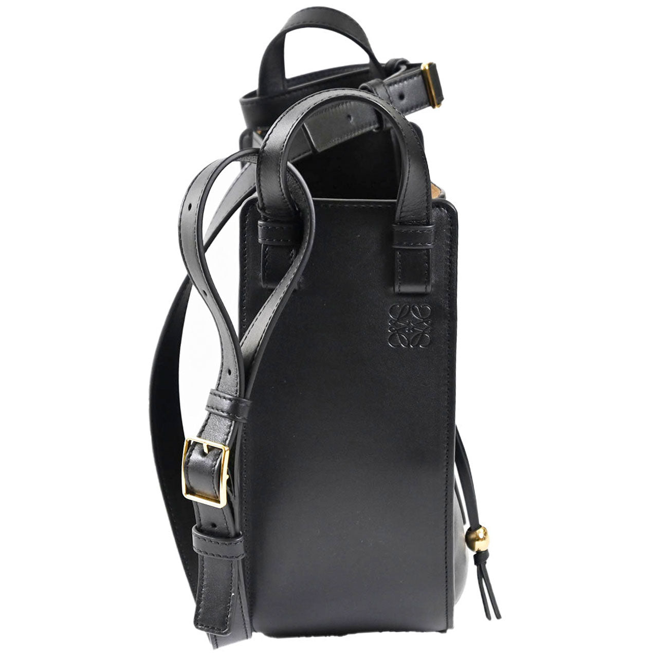 ★ロエベ LOEWE ショルダーバッグ ハンモック スライス A538HHSX01 1100 ブラック 2025SS レディース