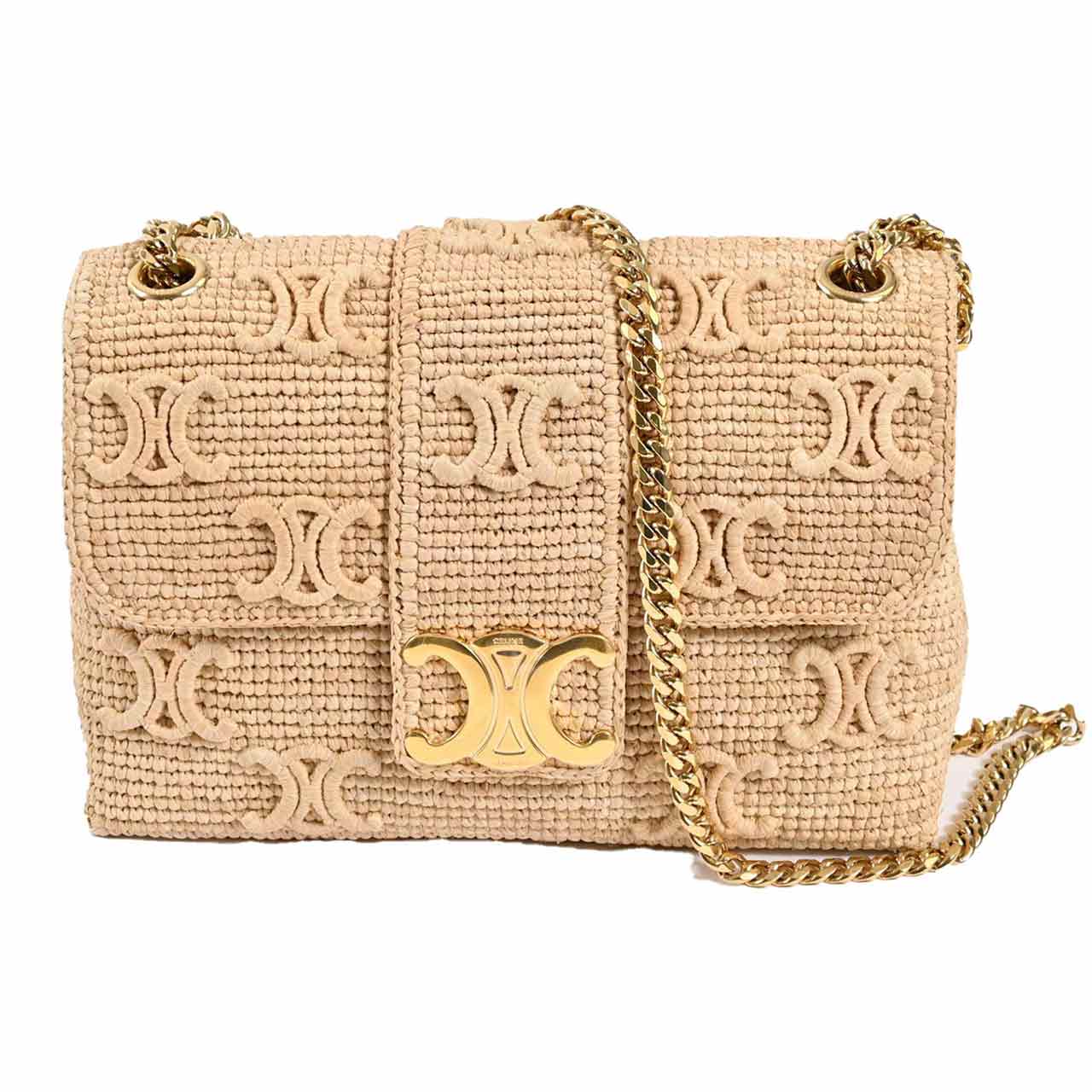 ★セリーヌ CELINE ショルダーバッグ ヴィクトワール 115852GMD 02VG 6715 ベージュ 2025SS レディース