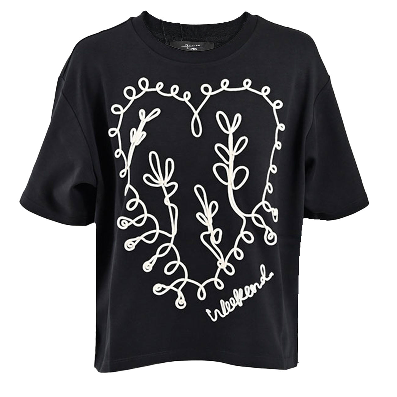 ★ウィークエンド マックスマーラ WEEKEND MAXMARA Tシャツ LECCO 5941052600 004 ブラック 2025SS レディース