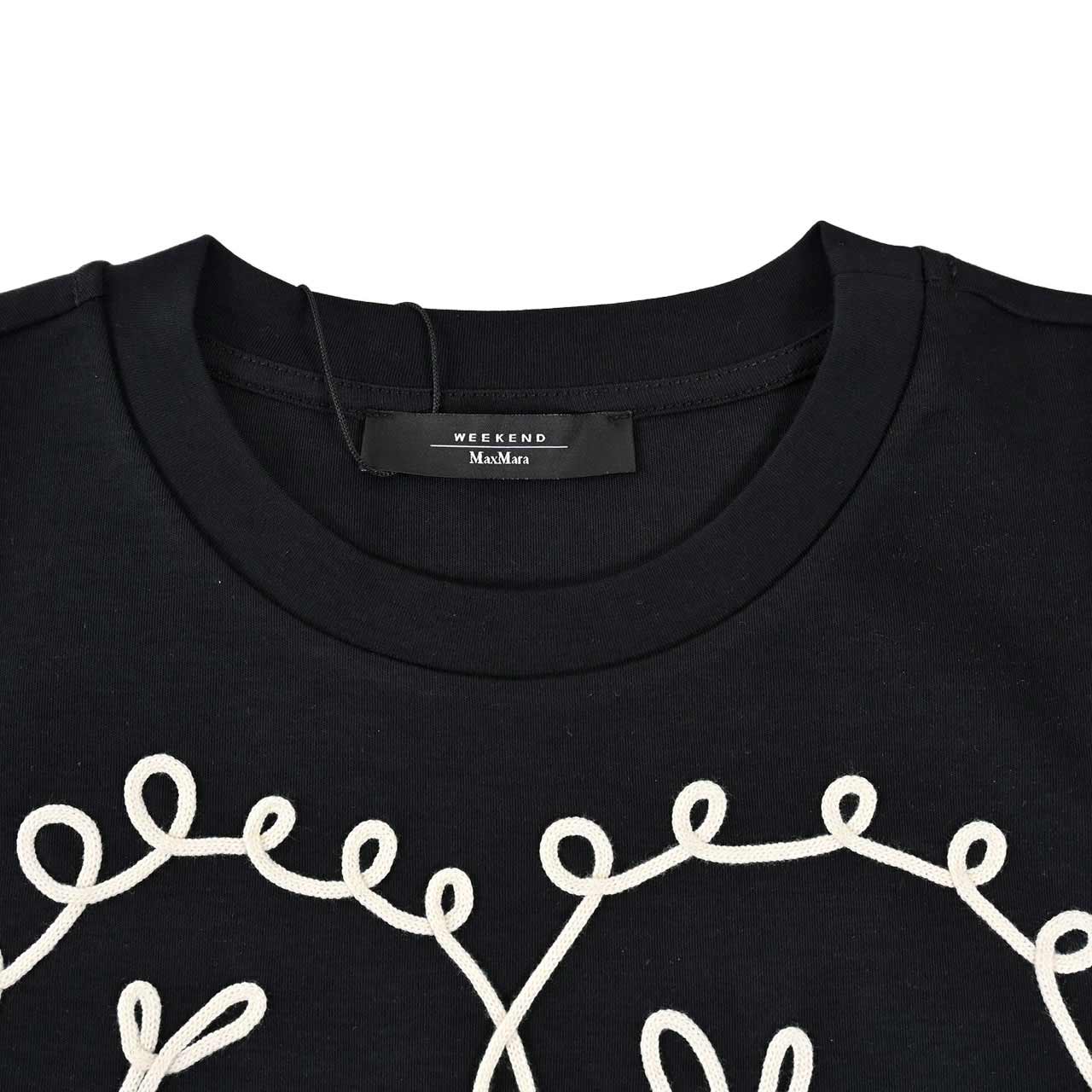 ★ウィークエンド マックスマーラ WEEKEND MAXMARA Tシャツ LECCO 5941052600 004 ブラック 2025SS レディース