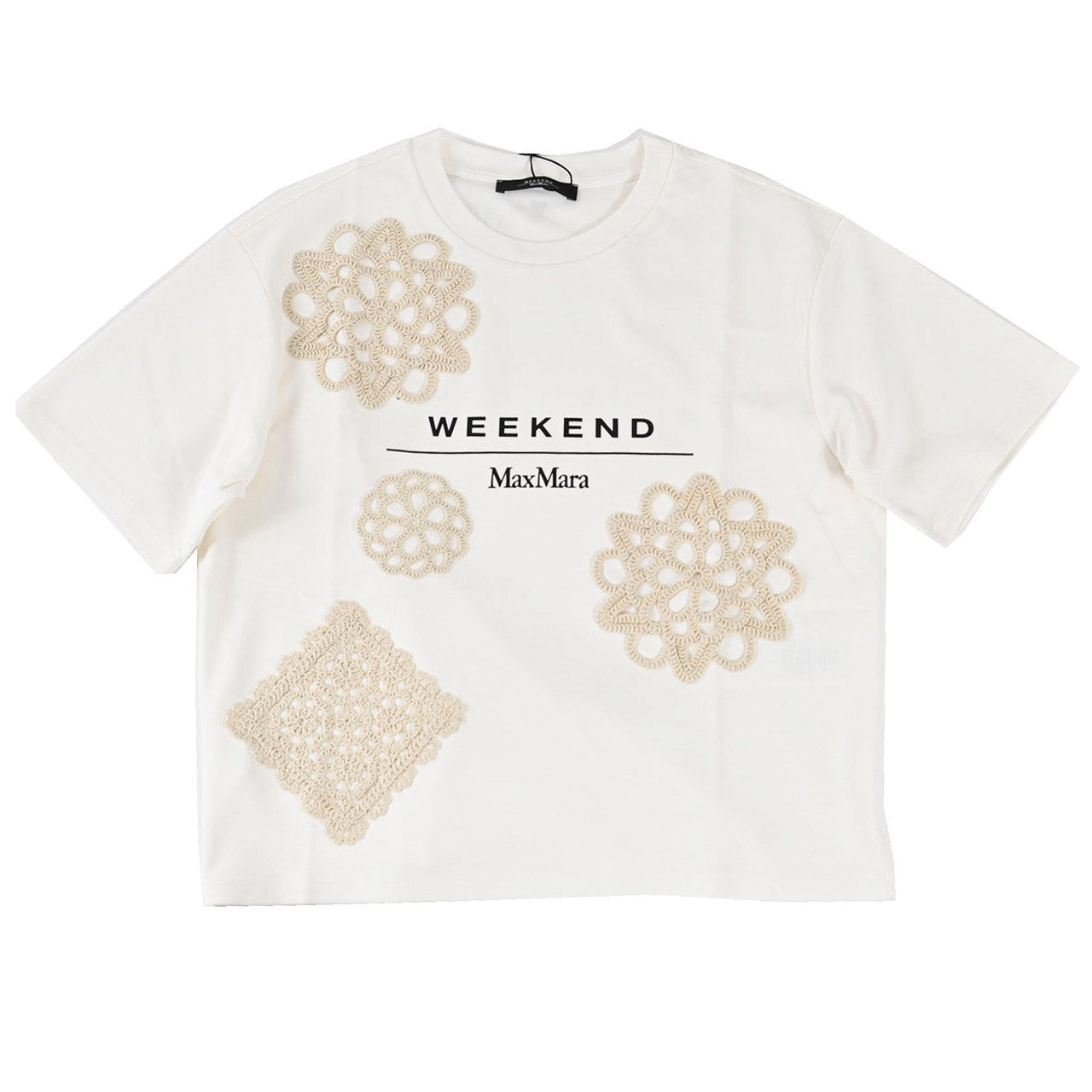 ★ウィークエンド マックスマーラ WEEKEND MAXMARA Tシャツ LECCO 5941052600 003 クリーム 2025SS レディース