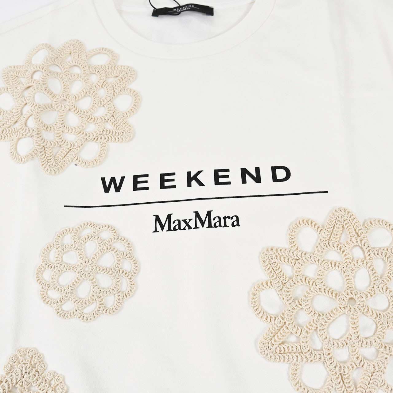 ★ウィークエンド マックスマーラ WEEKEND MAXMARA Tシャツ LECCO 5941052600 003 クリーム 2025SS レディース