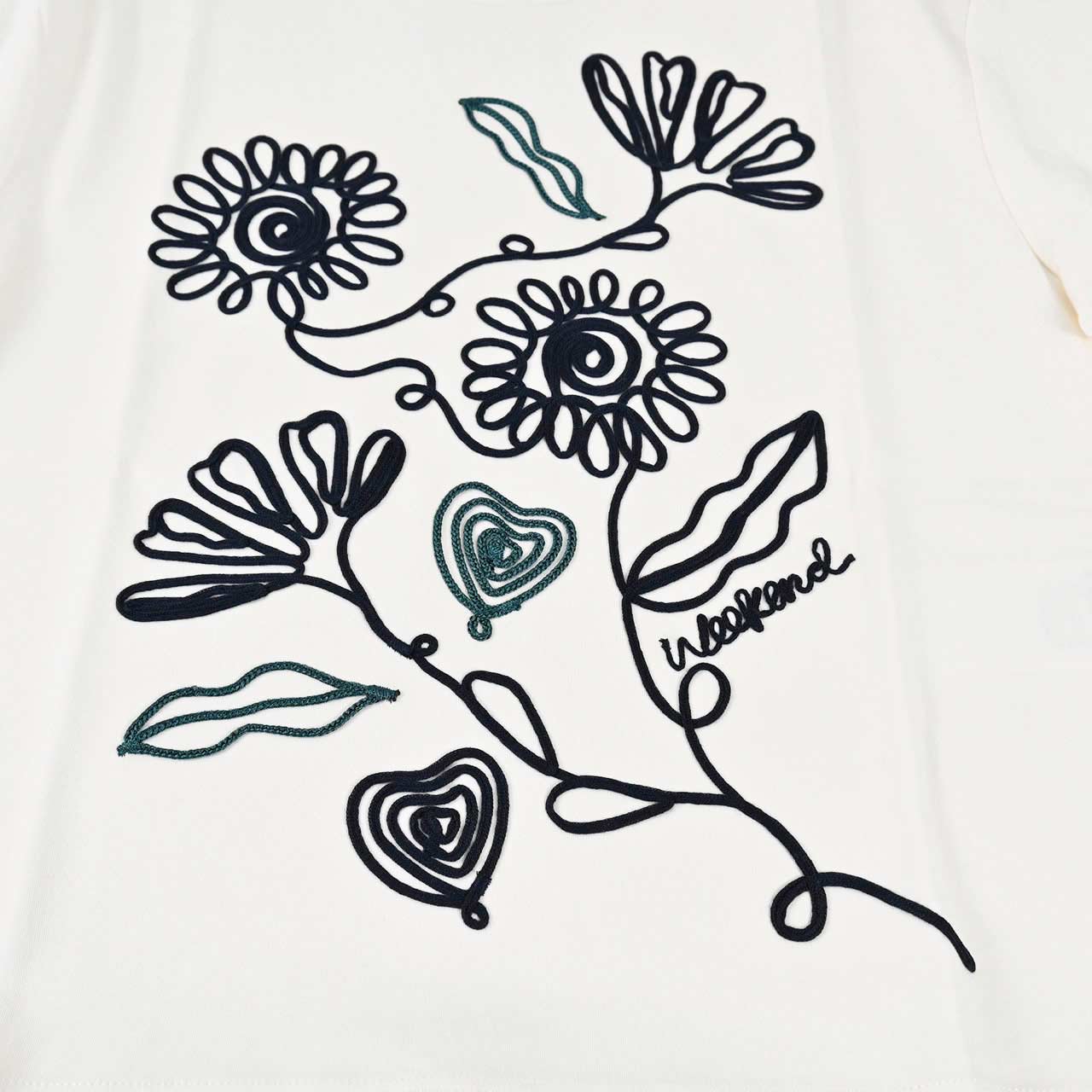 ★ウィークエンド マックスマーラ WEEKEND MAXMARA Tシャツ LECCO 5941052600 005 クリーム 2025SS レディース