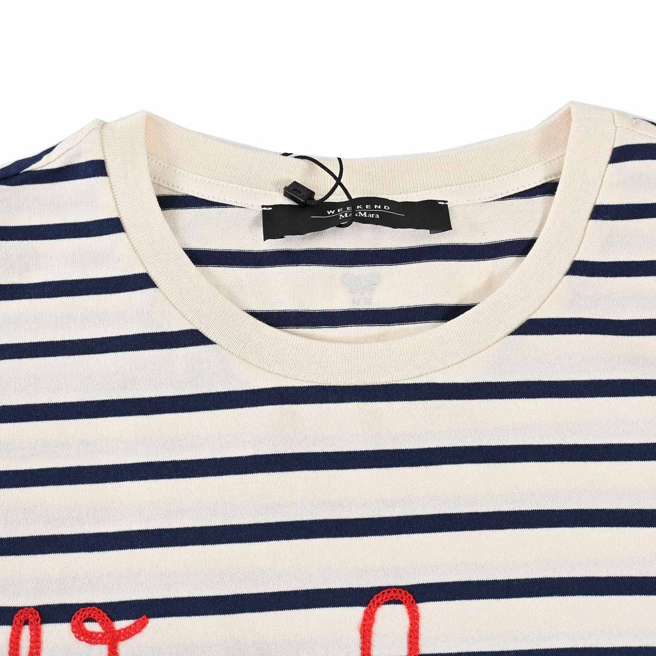 ★ウィークエンド マックスマーラ WEEKEND MAXMARA Tシャツ OLGA 5971042600 001 ネイビー 2025SS レディース