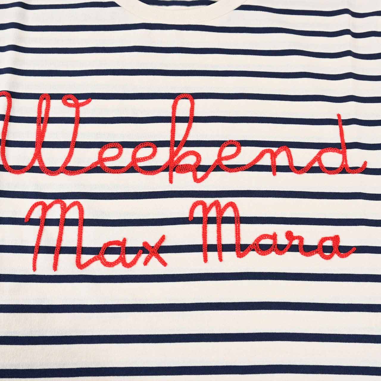 ★ウィークエンド マックスマーラ WEEKEND MAXMARA Tシャツ OLGA 5971042600 001 ネイビー 2025SS レディース