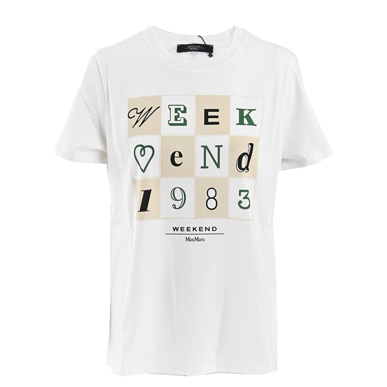 ★ウィークエンド マックスマーラ WEEKEND MAXMARA Tシャツ TEIERA 5971052600 002 ホワイト 2025SS レディース