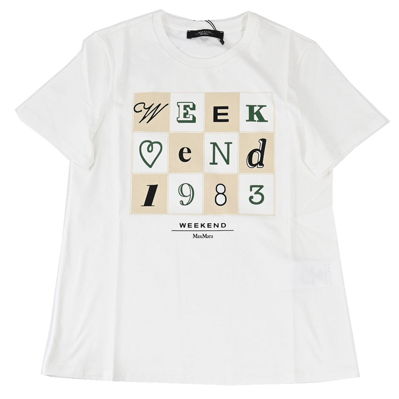 ★ウィークエンド マックスマーラ WEEKEND MAXMARA Tシャツ TEIERA 5971052600 002 ホワイト 2025SS レディース