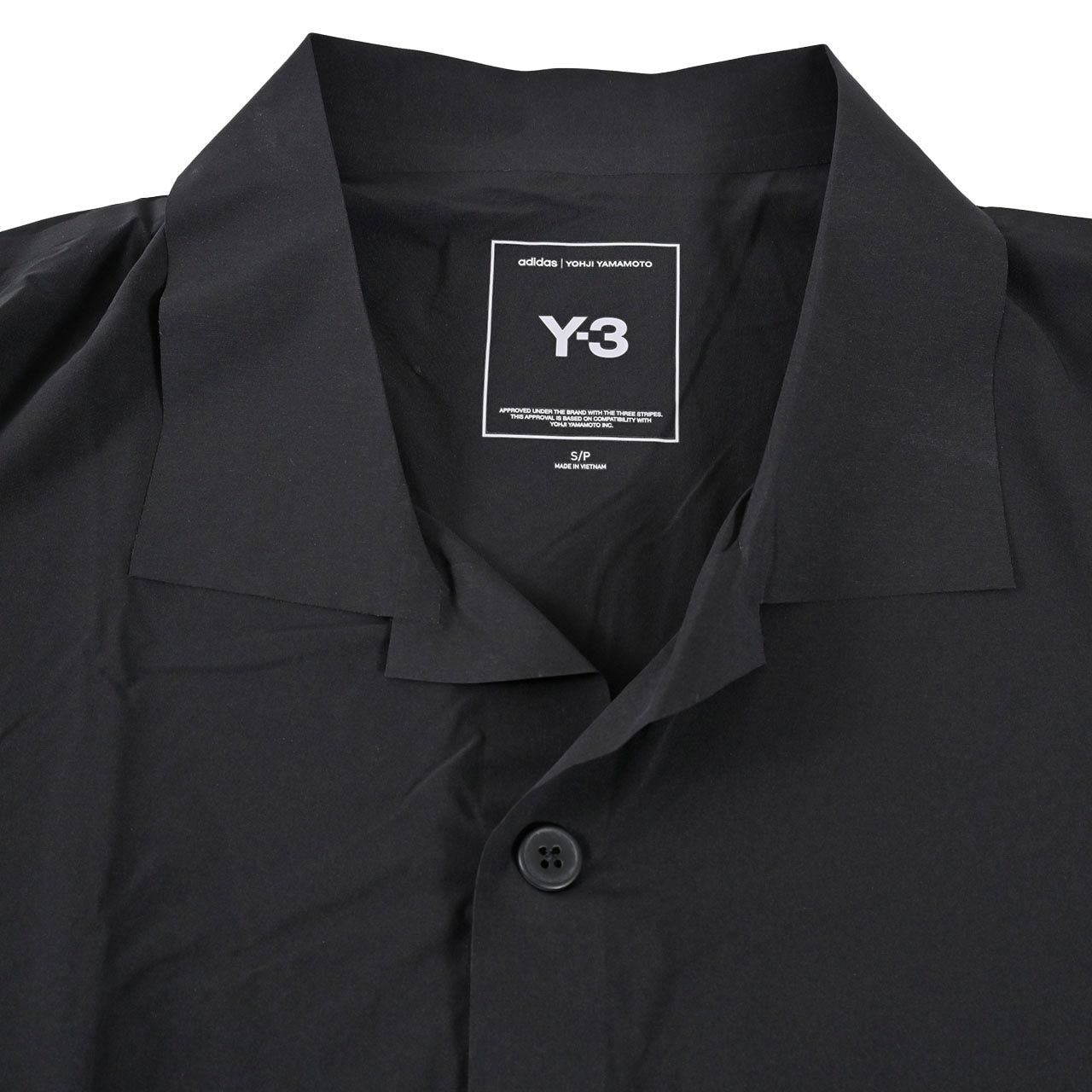 ★ワイスリー Y-3 半袖シャツ LITE WOVN SHIRT JD1457 ブラック 2025SS メンズ