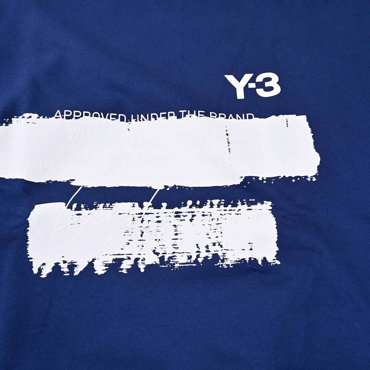 ★ワイスリー Y-3 トレーナー U GFX CREW JM3232 ブルー 2025SS メンズ レディース