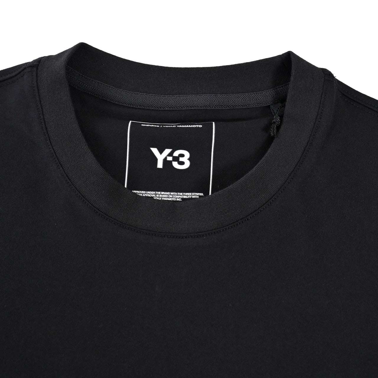 ★ワイスリー Y-3 クルーネック長袖Tシャツ U GFX LS TEE JN4880 ブラック 2025SS メンズ レディース