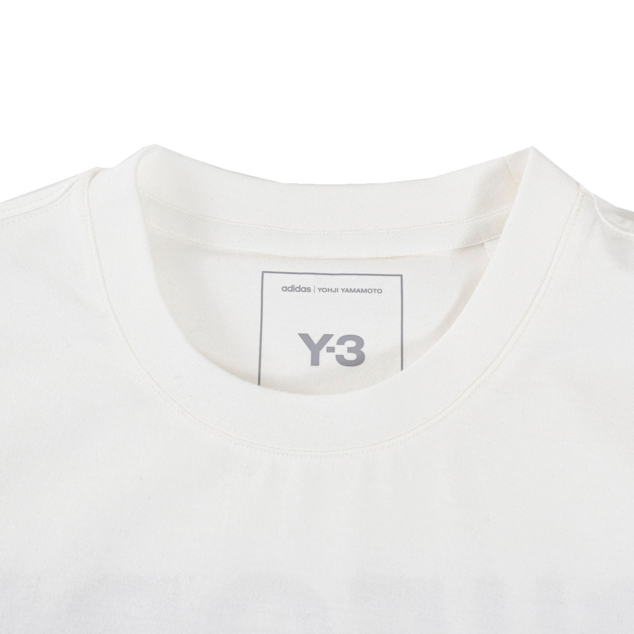 ★ワイスリー Y-3 クルーネック長袖Tシャツ U GFX LS TEE JM3234 ホワイト 2025SS メンズ レディース