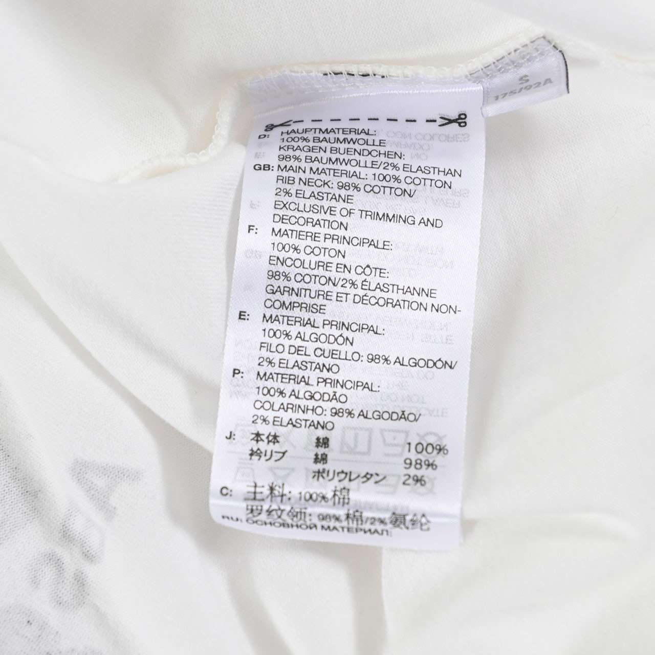 ★ワイスリー Y-3 クルーネック長袖Tシャツ U GFX LS TEE JM3234 ホワイト 2025SS メンズ レディース