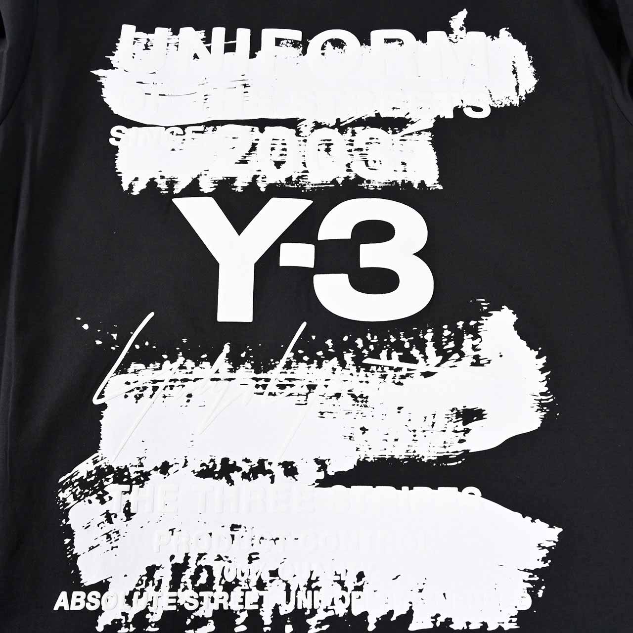 ★ワイスリー Y-3 Tシャツ U GFX SS TEE JN4879 ブラック 2025SS メンズ レディース