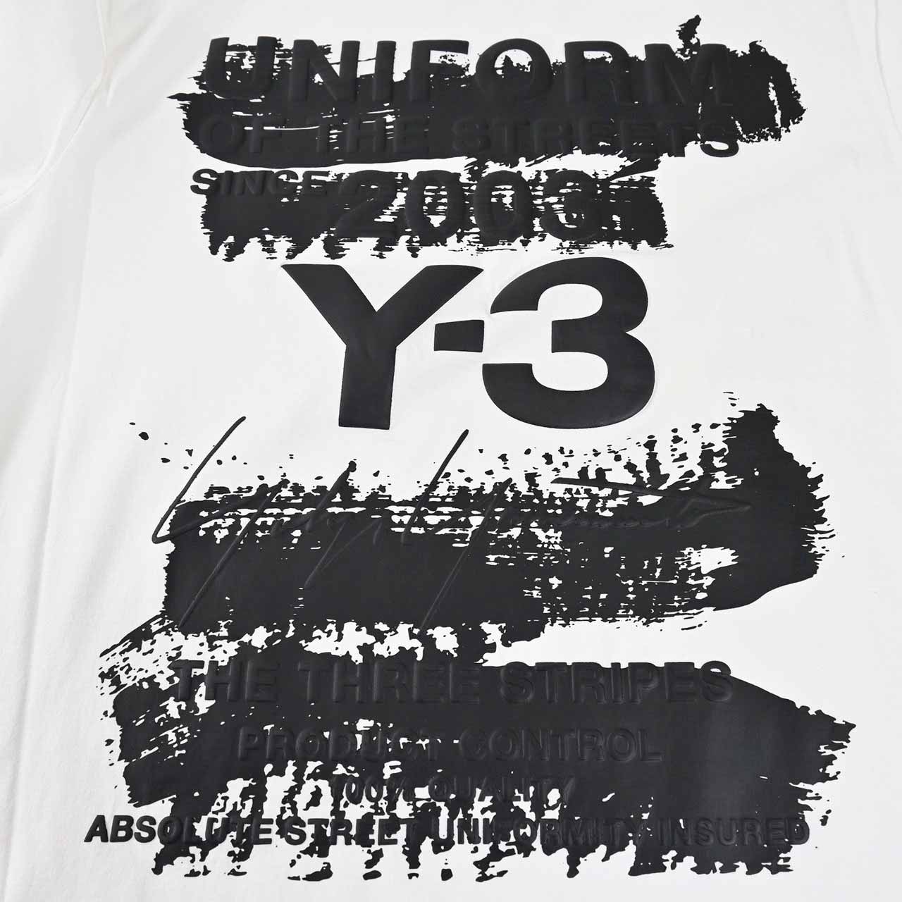 ★ワイスリー Y-3 Tシャツ U GFX SS TEE JM7815 ホワイト 2025SS メンズ レディース