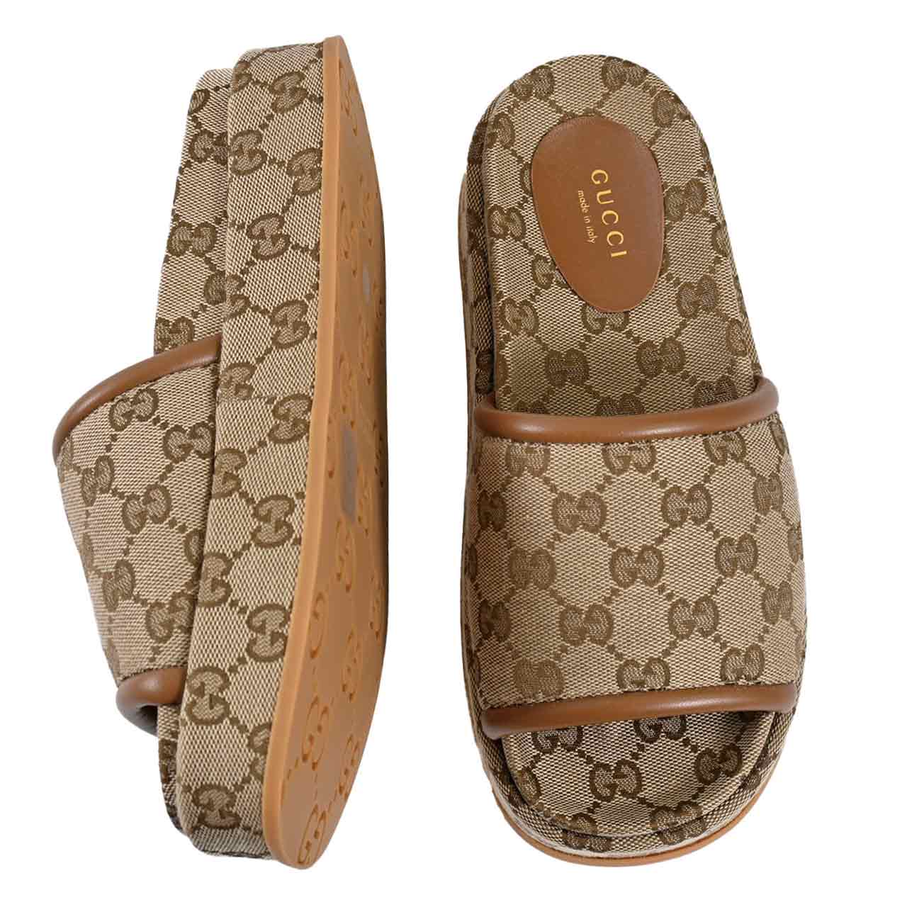★グッチ GUCCI サンダル 816797 FAD9C9745 ベージュ レディース