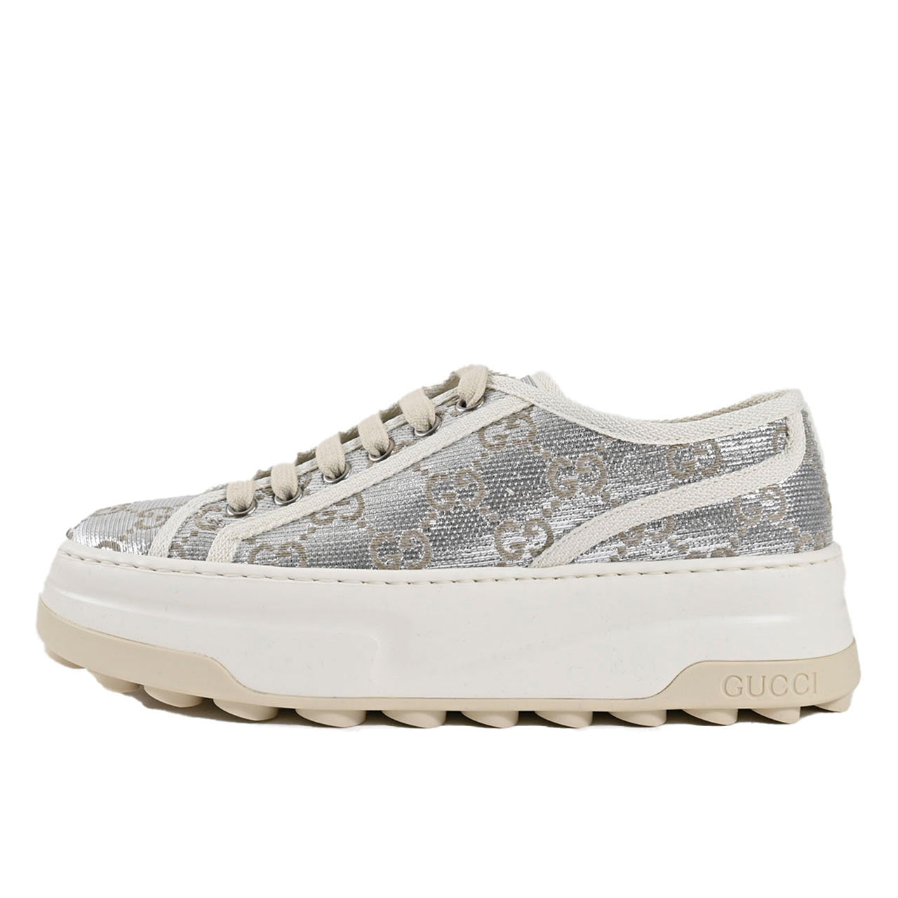 ★グッチ GUCCI スニーカー 746766 FAD9W8146 シルバー レディース