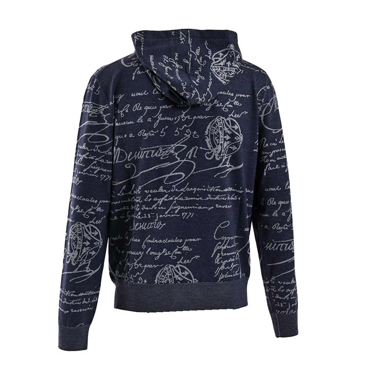 ★ベルルッティ BERLUTI ジップアップパーカー R28KZL01 001 28F ネイビー 2025SS メンズ