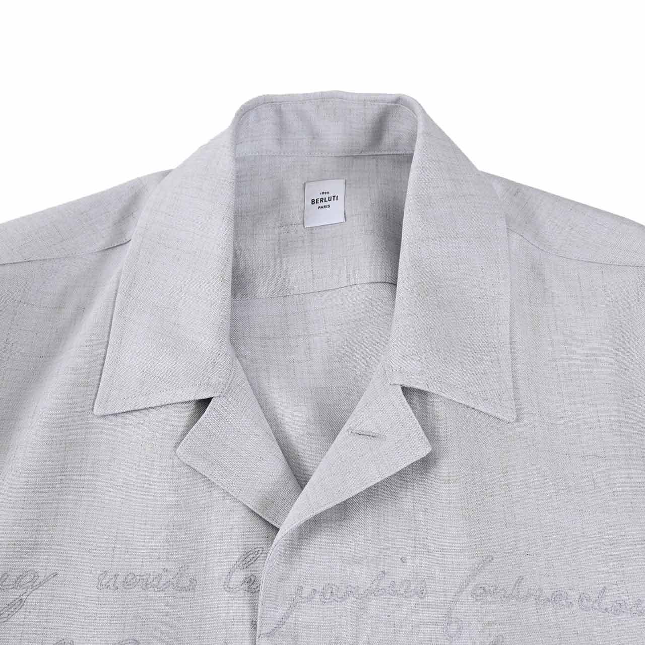 ★ベルルッティ BERLUTI カジュアルシャツ R28HCL112 001 53N グレー 2025SS メンズ