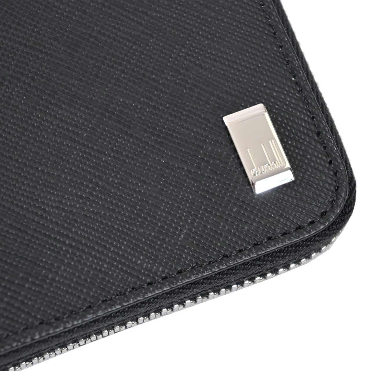 ★ダンヒル DUNHILL ラウンドファスナー長財布 23F2P15PS 001R ブラック メンズ