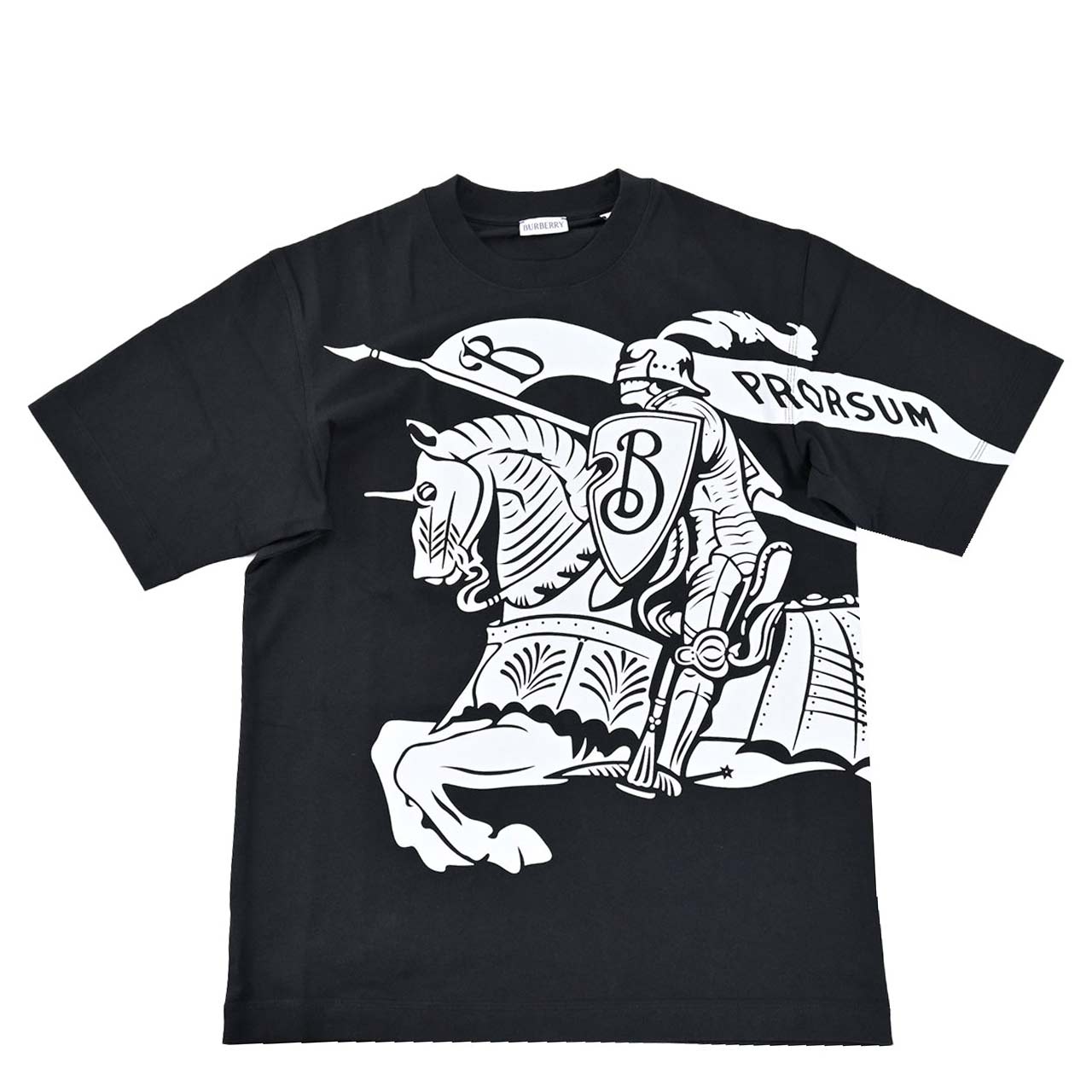 ★バーバリー BURBERRY Tシャツ 8095058 HS24 MW FO A1189 ブラック 2025年春夏 メンズ