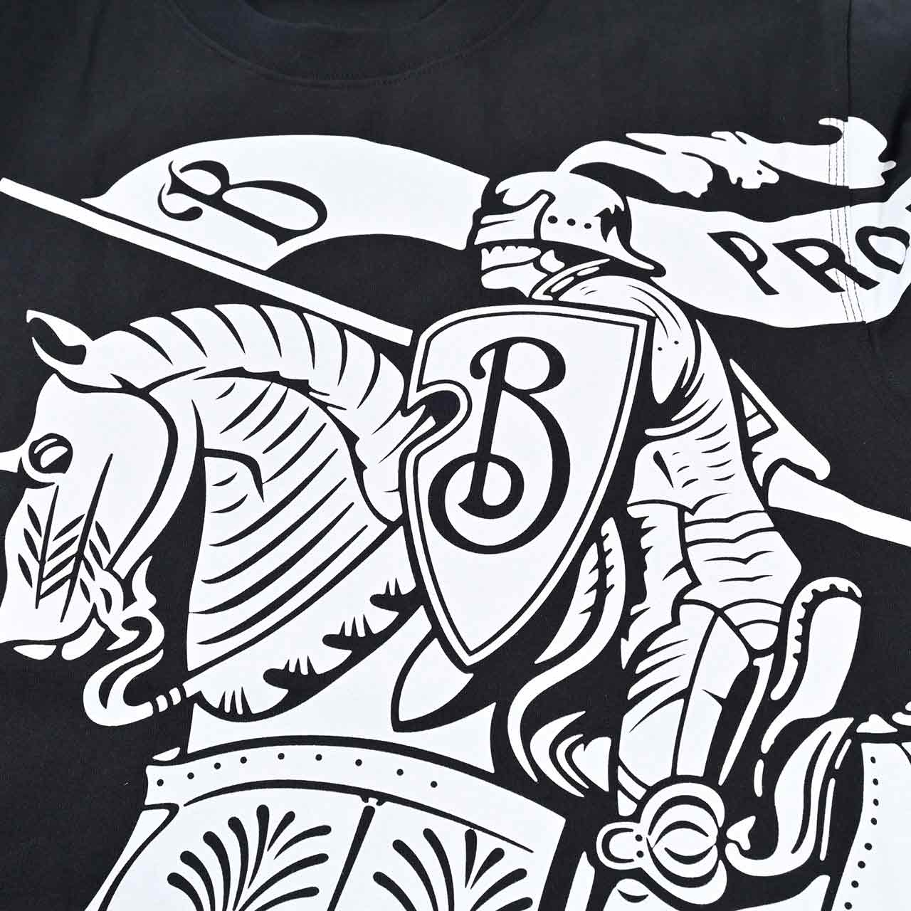 ★バーバリー BURBERRY Tシャツ 8095058 HS24 MW FO A1189 ブラック 2025年春夏 メンズ