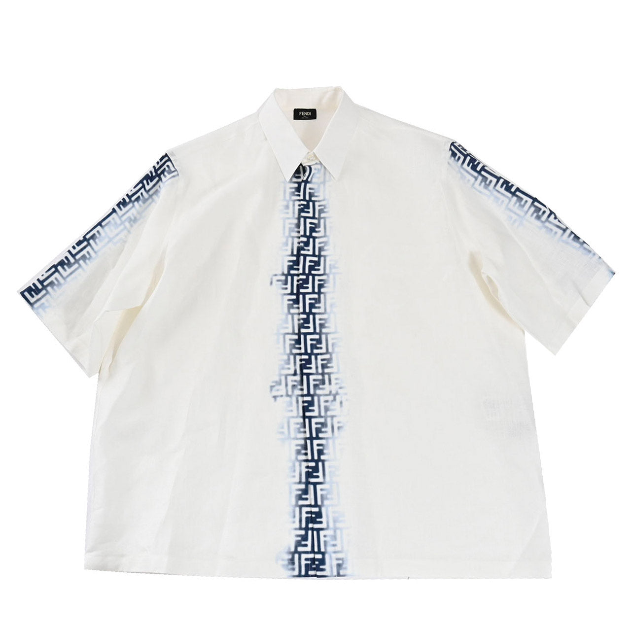 ★フェンディ FENDI 半袖シャツ AN0R FS0966 F0UB0 ホワイト 年秋冬 メンズ