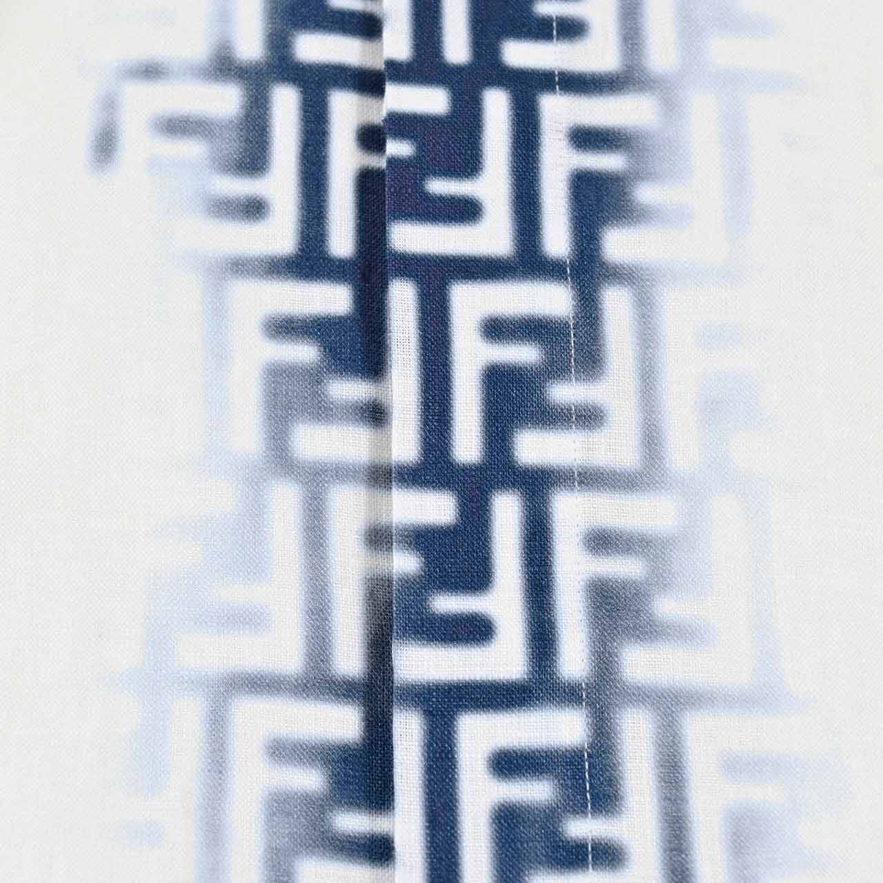 ★フェンディ FENDI 半袖シャツ AN0R FS0966 F0UB0 ホワイト 年秋冬 メンズ