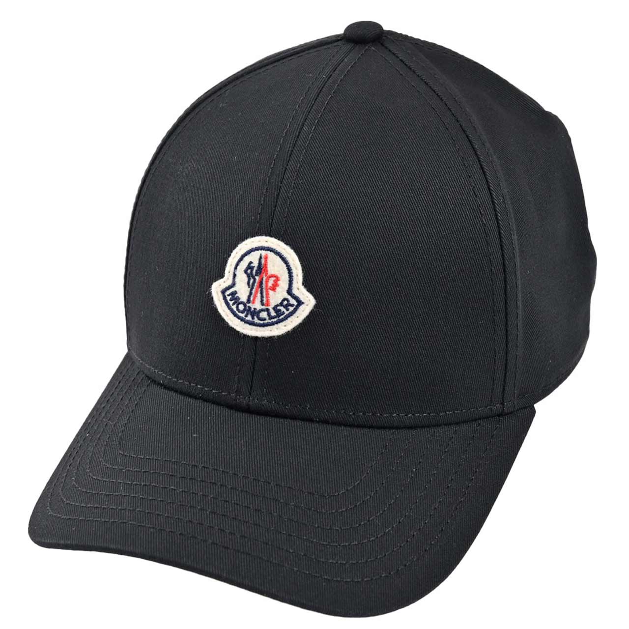★モンクレール MONCLER キャップ 3B0003904863 999 ブラック 2025年春夏 メンズ
